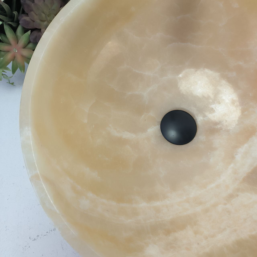 Раковина из оникса Bowl Yellow TinLip BO-62943 45*45*17 39