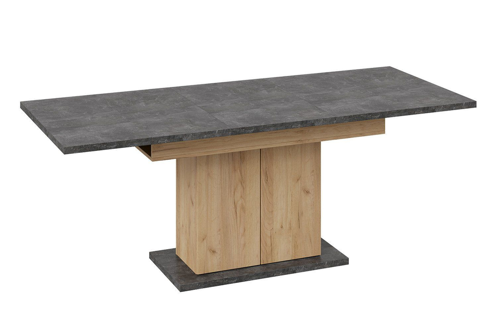 Стол кухонный обеденный раздвижной Белый, Дюна_32, 85х150,4х77 см