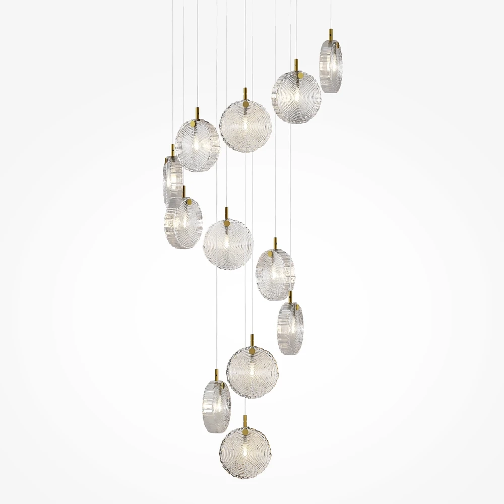 Каскадная люстра Maytoni FROZEN MOD254PL-12BS