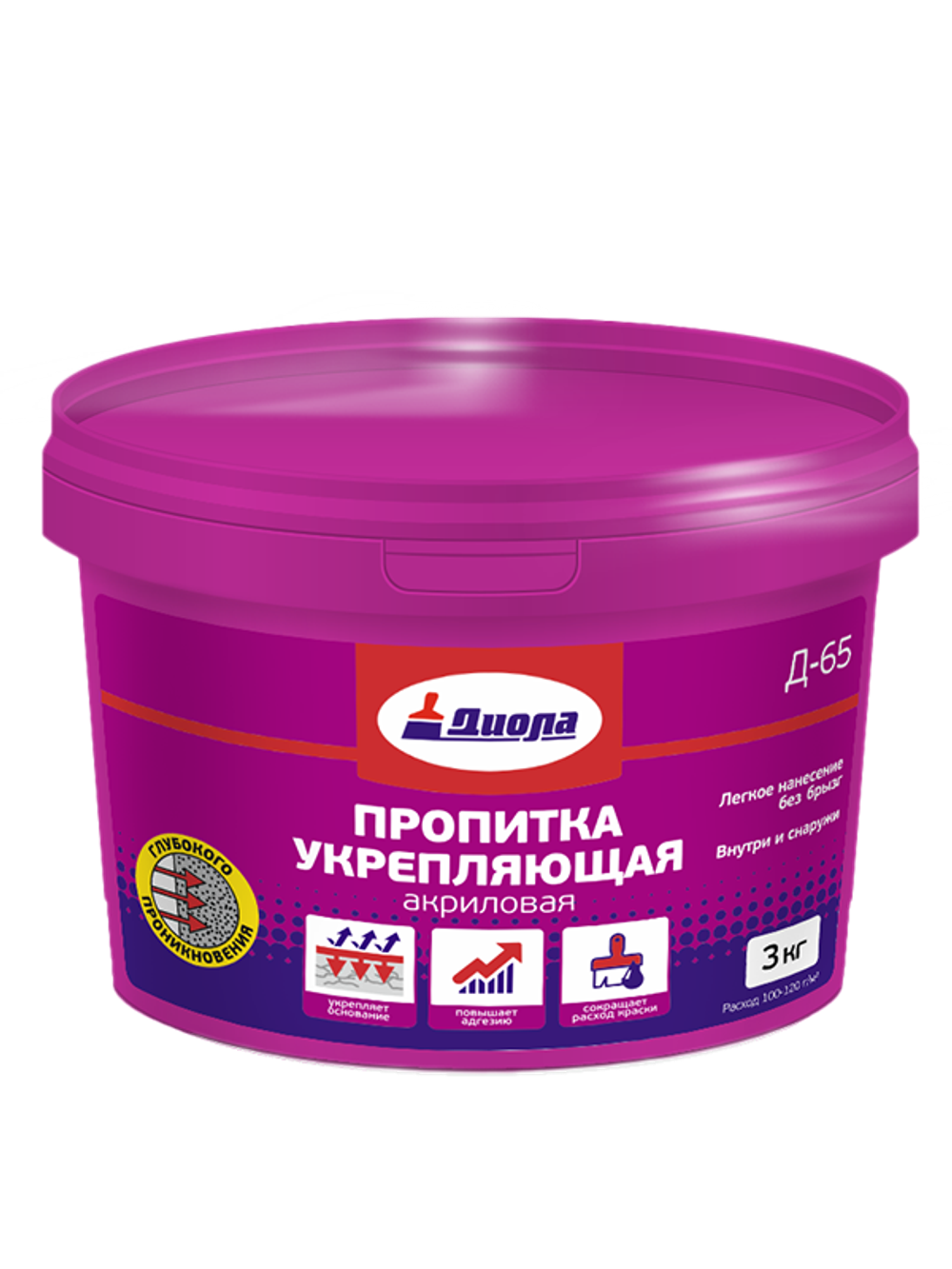 Пропитка укрепляющая Диола 65 (1,0кг)