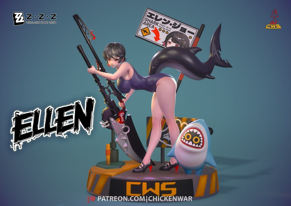 Эллен Джо Фигурка Ellen Joe Zenless Zone Zero zzz