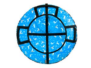 Тюбинг Hubster Люкс Pro S Олени бирюзовые