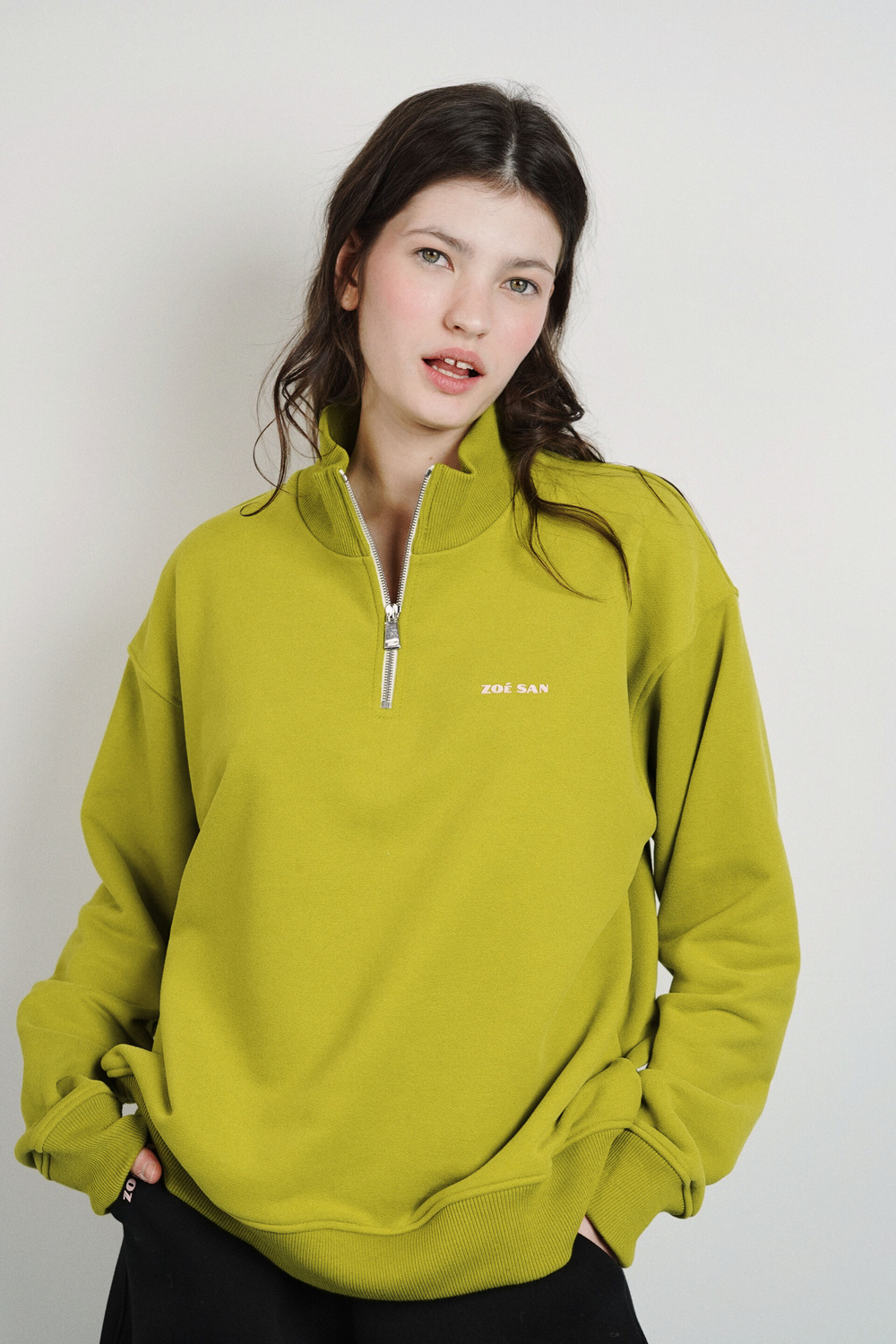 Олимпийка Zoe фисташка