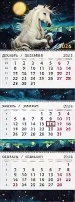 Календари 4 2026