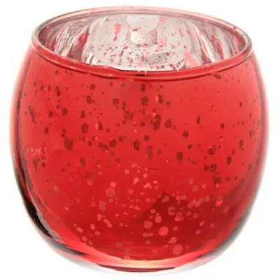 Подсвечник «Fairy» 7,5*6,5см цвет красный