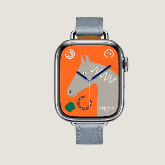 Apple Watch Hermès Series 9 41 mm Simple Tour Attelage