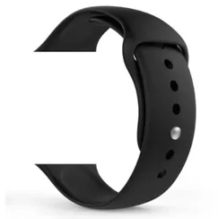 Силиконовый ремешок для Apple Watch 42/44mm черный