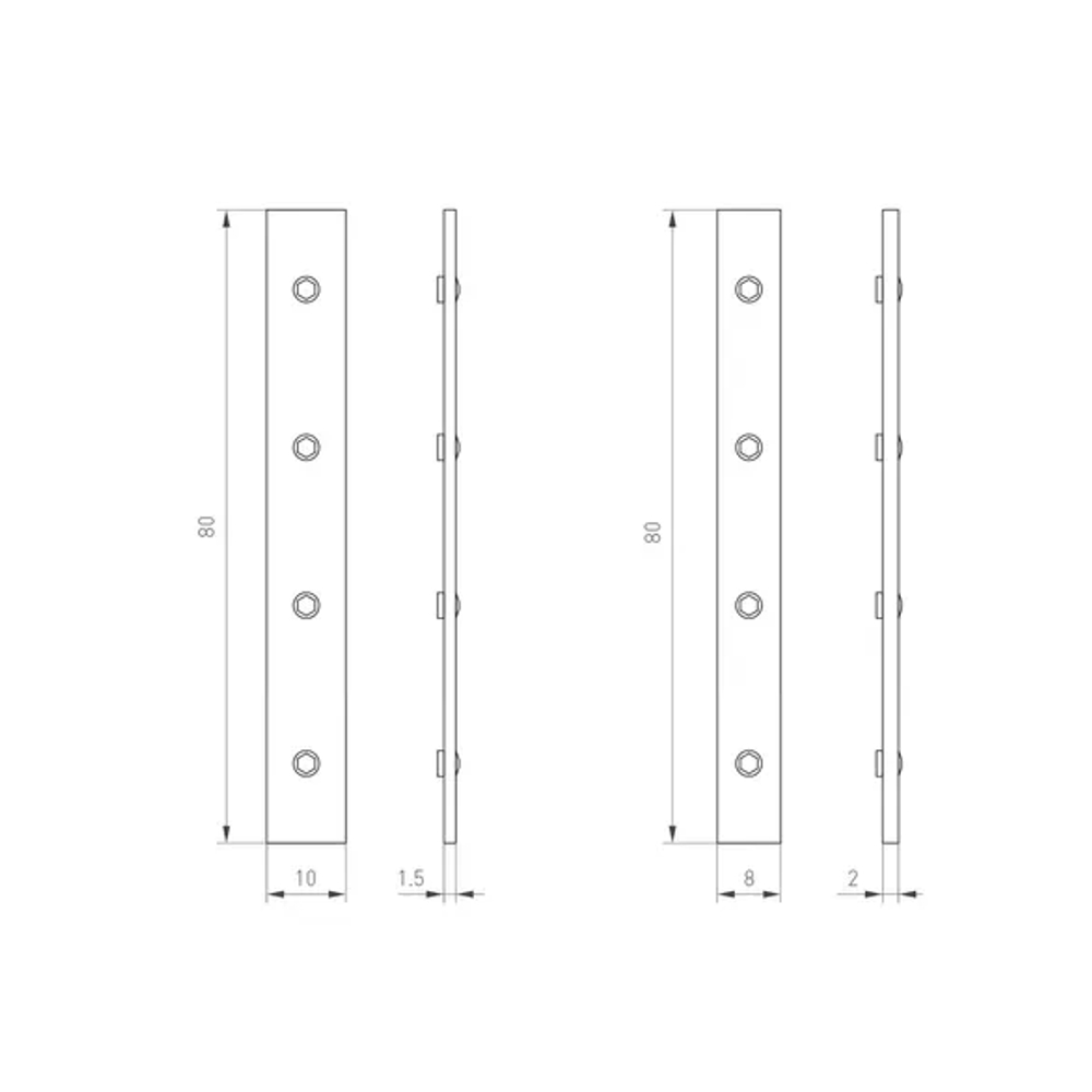 Комплект коннекторов MAG-CON-2540-UP-SIDE (BK) (Arlight, Металл) 034910