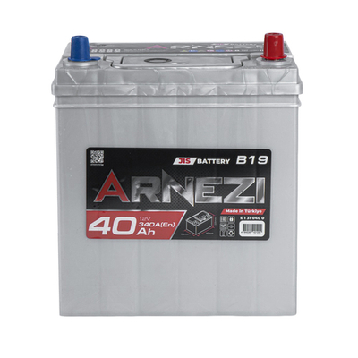 Аккумулятор ARNEZI JIS SMF 40 А/ч обратный R+ 197x128x225 NS40 EN 340 А