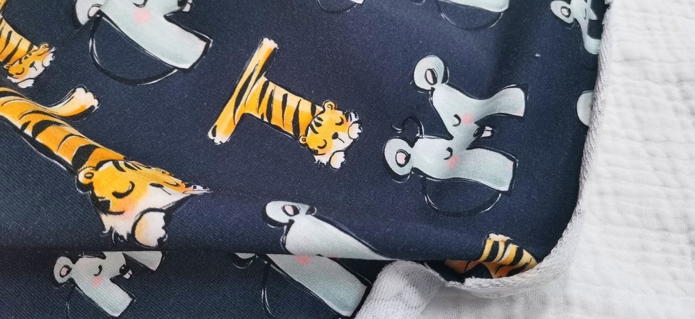 Футер (принт). Зверобуквы, ВО