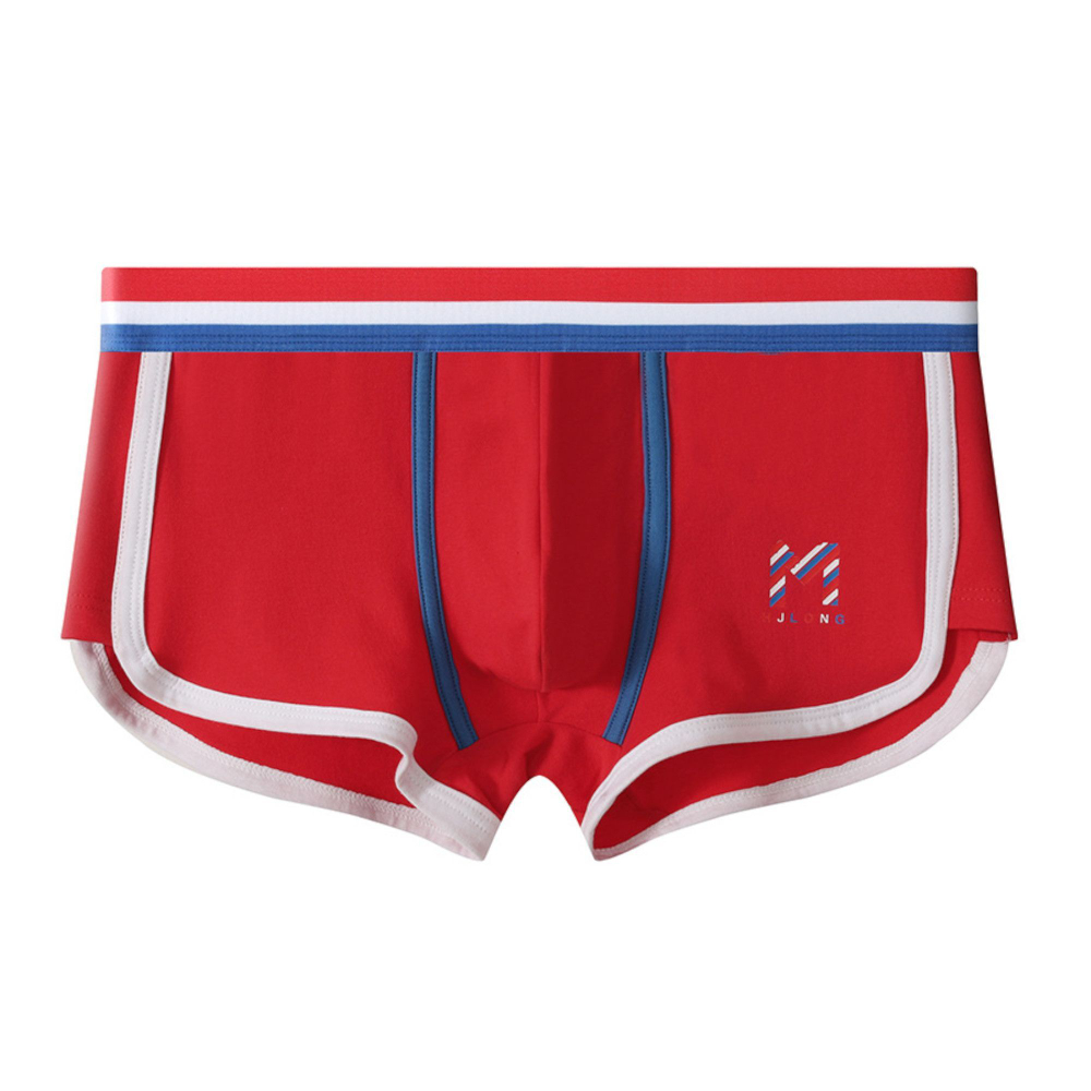 Набор из 3 мужских трусов-боксеров с резинкой в полоску (Размер: XXXL) (Цвет: разноцветный)