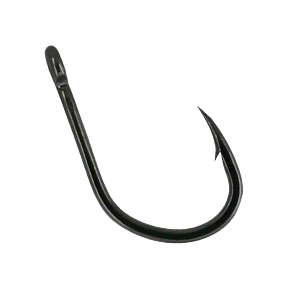 Крючок Decoy одинарный KR-21 #6 BLACK NICKELED (в упаковке 12 штук)