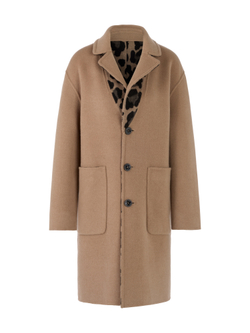 Двустороннее пальто из шерсти