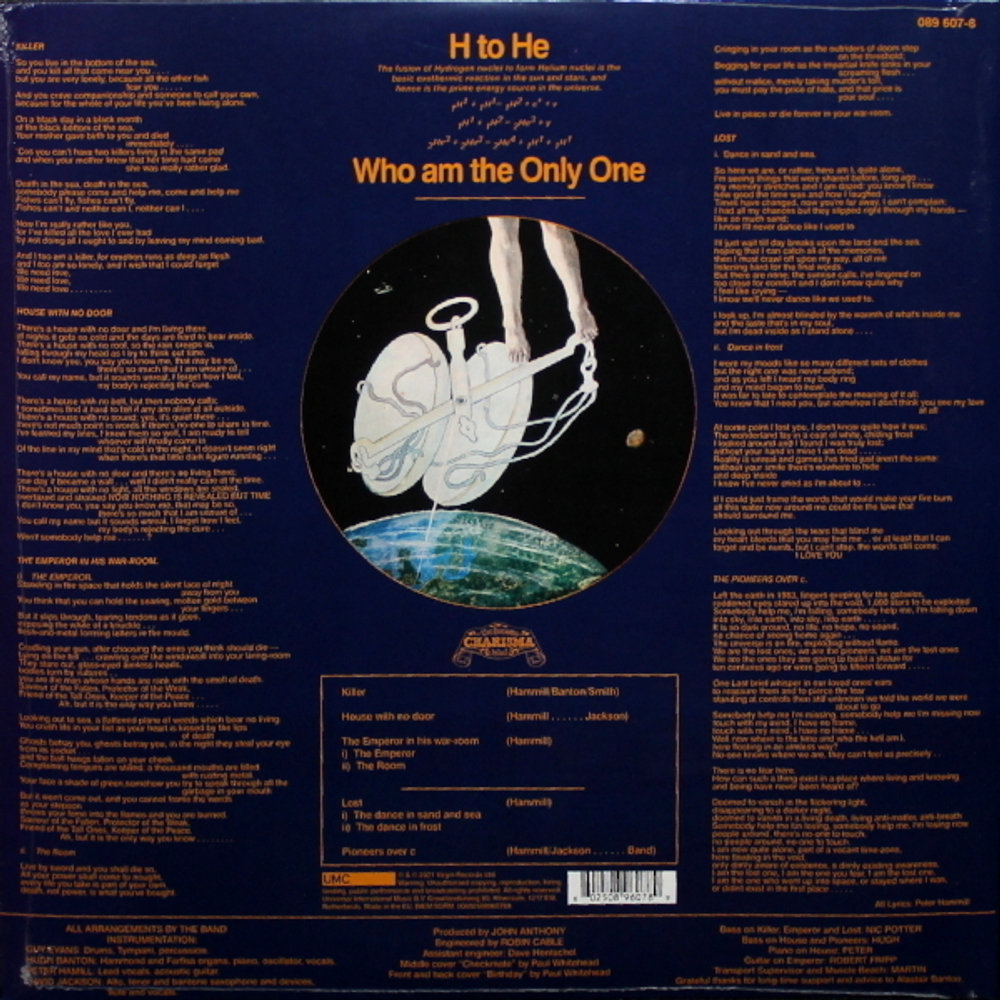 Van Der Graaf Generator / H To He Who Am The Only One (LP)