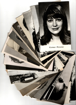 №18 Открытки Артисты и актёры СССР 1960–1970-е г. 25 штук. Чёрно-белые, чистые, без повторов