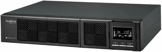 Интерактивный ИБП Systeme Electric Smart-Save Online SRV 2000 ВА, конвертируемый форм-фактор 2U, 230 В, 6 розеток IEC C13, SmartSlot, LCD, USB HID SRVSE2KRTI