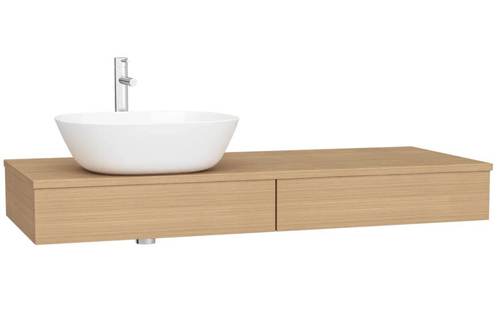 Тумба с раковиной VitrA Origin 120 см L 65681, дуб