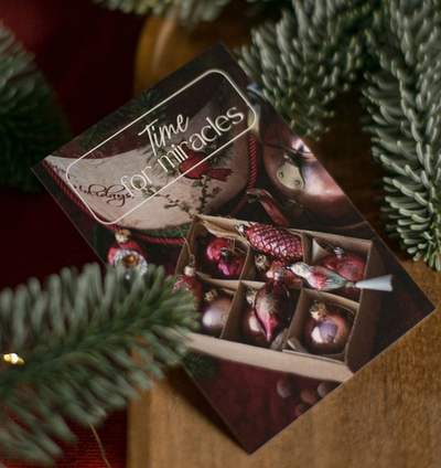 НГ-637 карточка (7х10 см) Time for miracles (в упаковке 10 шт.)