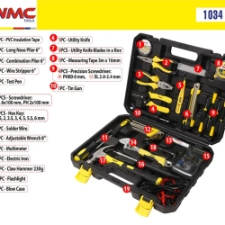 Набор инструментов 34пр, для электрика WMC TOOLS WMC-1034