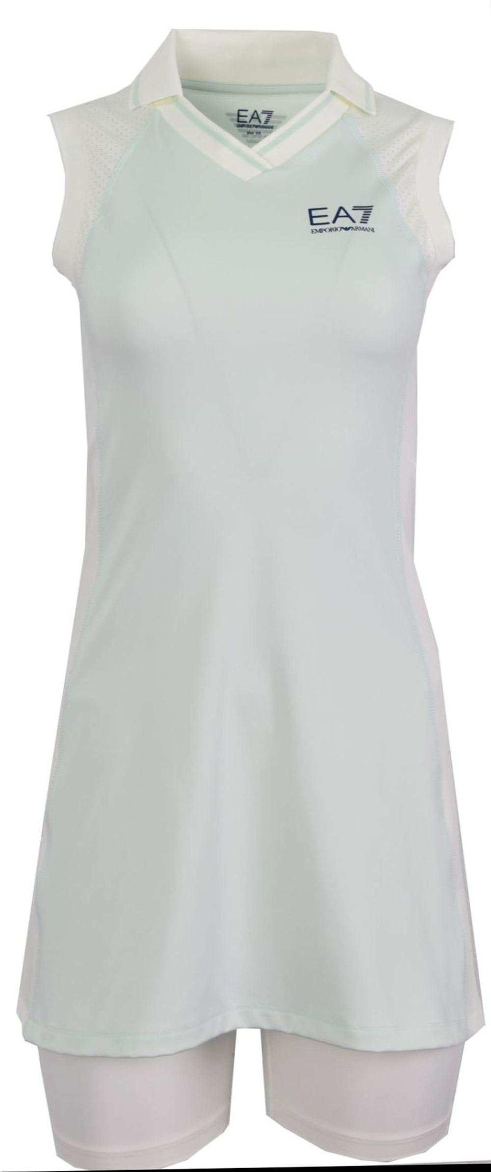 Теннисное платье EA7 Woman Jersey Set - Мятный
