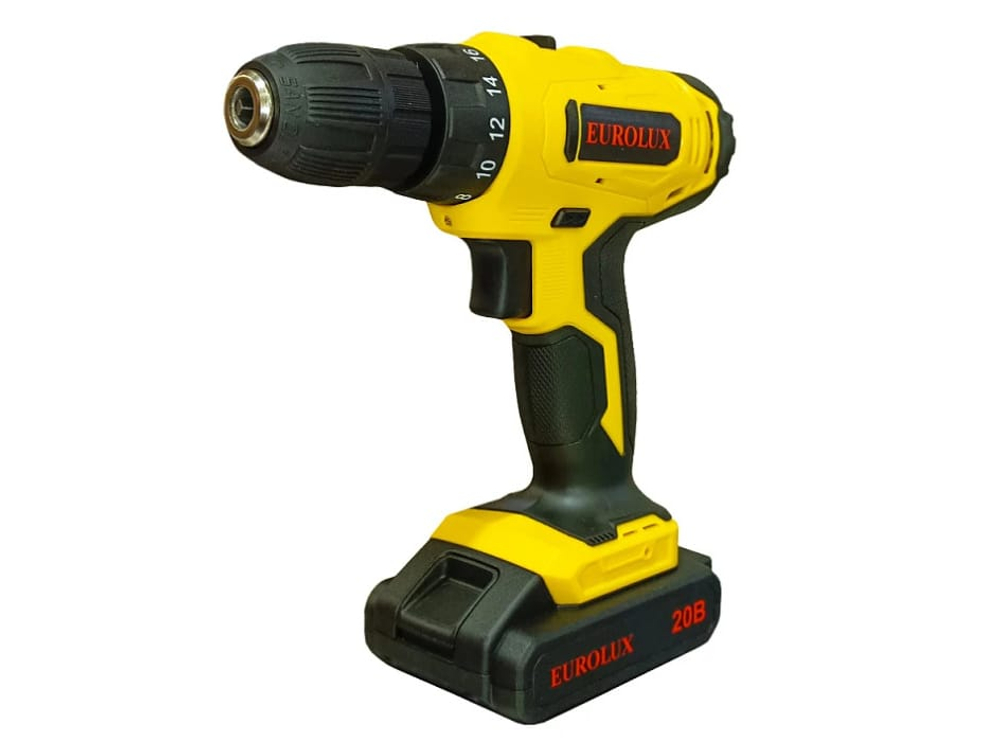 Дрель-шуруповерт аккумуляторная ДА-20/2Li Eurolux