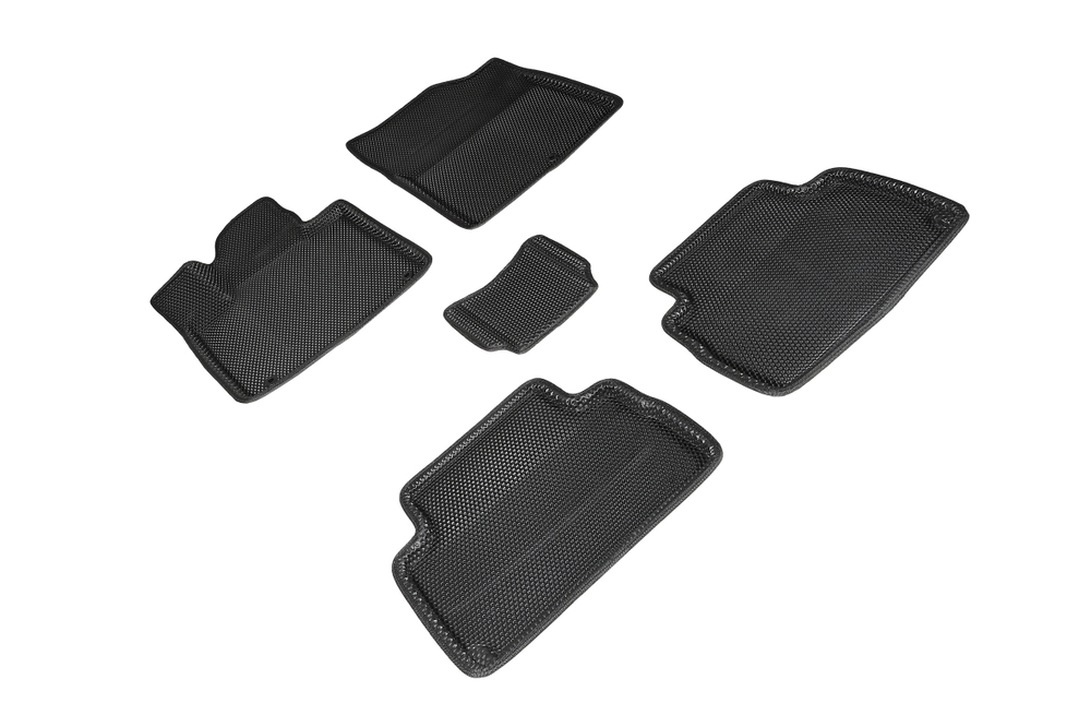 Коврики EVA 3D соты для Hyundai Santa Fe IV (5 мест) rest 2020-н.в. Seintex.96824