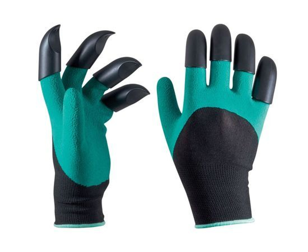 Садовые перчатки из полиэстера с пластиковыми когтями Park GG-8 003657