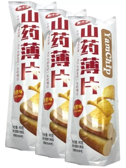 Чипсы из ямса со вкусом чеснока 90 г * 3 шт