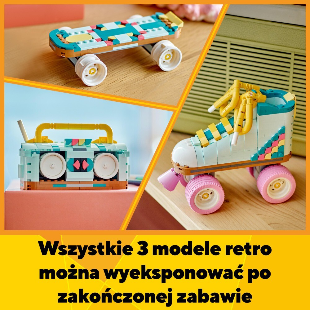 LEGO Creator — Ретро роликовые коньки 3 в 1 31148 / артикул   31148  / GTIN 5702017585079