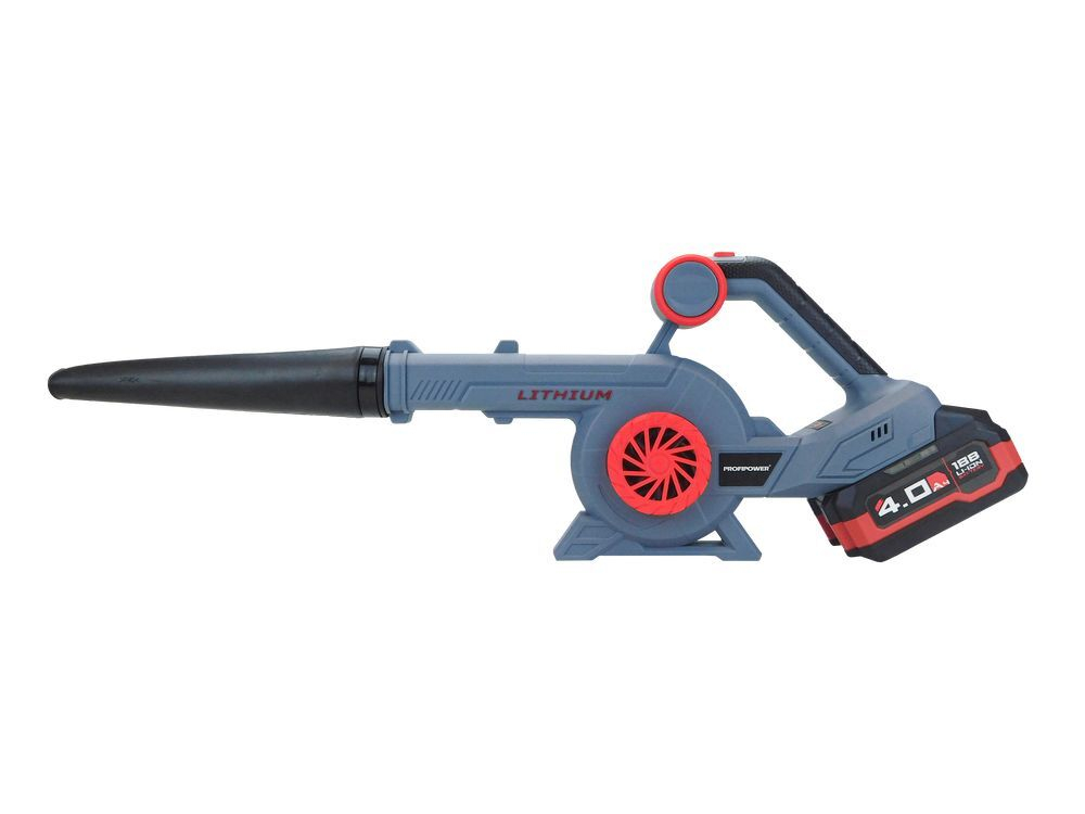 Аккумуляторная бесщеточная воздуходувка PROFIPOWER DWDUB-18V (18В,Li-ion-1шт, 4.0Ач, З/У, в коробке)