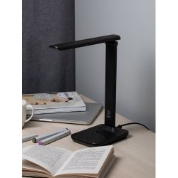 Настольный светильник ЭРА NLED-500-10W-BK светодиодный черный
