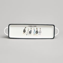 БЛЮДО С РУЧКАМИ LEFARD "FAMILY FARM" ПРЯМОУГ. 42*12*3,5 СМ (КОР=16ШТ.)