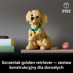 LEGO Icons - Щенок золотистого ретривера 11384