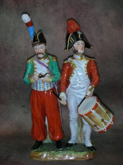 Статуэтка. Фарфор. Солдат. Музыканты Почетного караула, 1804-1814. Dresden. Германия