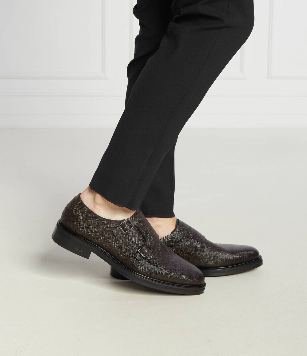 Кожаные монки larry-l BOSS BLACK - коричневый(50503578)