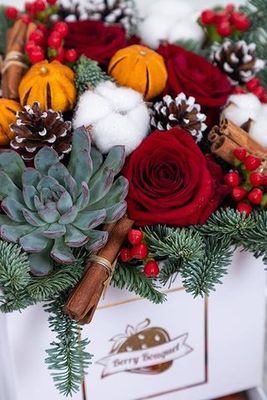 Шкатулка "Рождественский вечер"