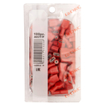 Наконечник плоский полностью изолир. (розетка) 0,25-1,5 кв.мм 6,3х0,8 мм (РППИ-М)