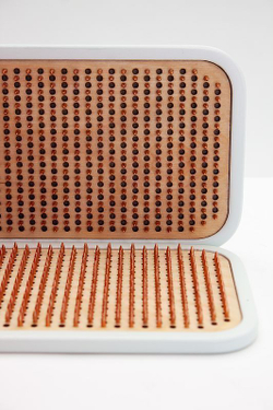 Доска садху Дерево инь-янь медные гвозди