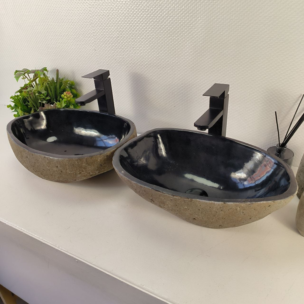 Раковина из речного камня ПАРА! RS-65537 47*32*15 0865