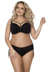 Купальный лиф на косточках с декоративной бретелью (Размер: 70K) (Цвет: черный)