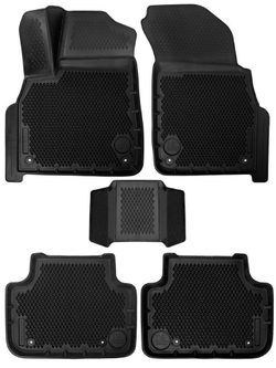 Коврики EVA 3D для Audi Q7 2015-19 Delform Premium EVS-2304/1