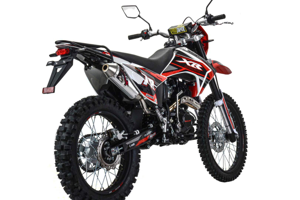Мотоцикл Кросс XR300 LITE (175FMM) с птс красный