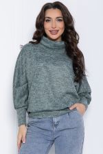 Джемпер Бернарда (мятный меланж) Б12490-8 LT Collection