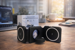 Магнитная и складная беспроводная зарядная станция Mumuso 3-в-1