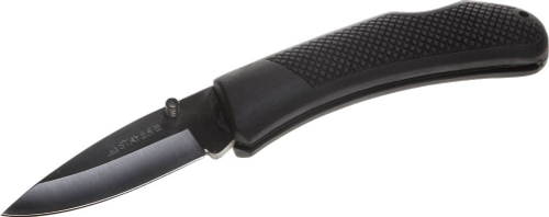 Нож STAYER складной с обрезиненной ручкой, большой