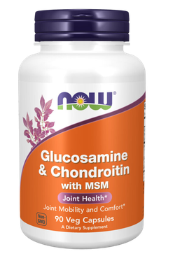 Now Foods Glucosamine & Chondroitin with MSM 90 veg capsules, Глюкозамин, Хондроитин и MCM