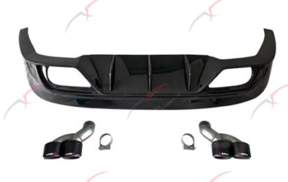 Карбоновый диффузор для Jaguar F-Pace 2016-2020 Ягуар