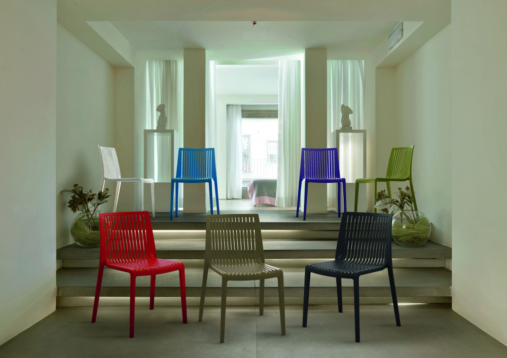 Стул пластиковый Papatya Cool, тортора