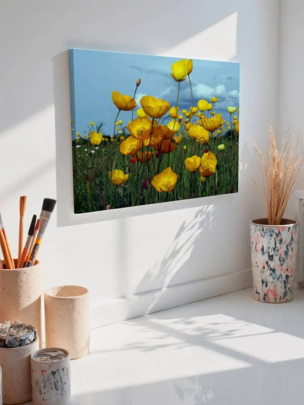 Картина на стену 40 X 50 Желтые маки