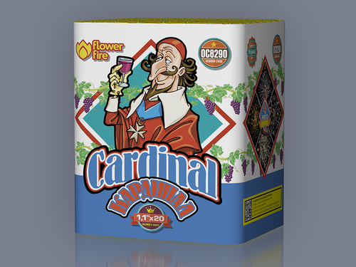 Кардинал 1,1" х 20 залпов,  1/12, шт